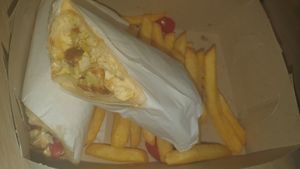 Chickn wrap at The Vegan Chef - Midrand in Johannesburg