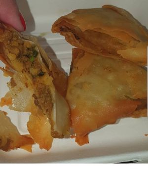 Vegan samoosas  at The Vegan Chef - Midrand in Johannesburg