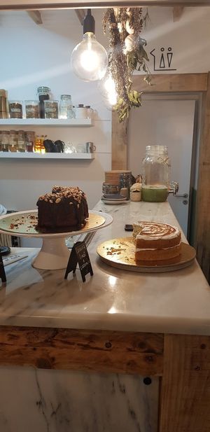 Vegan Cake at Esteva in Lisbon