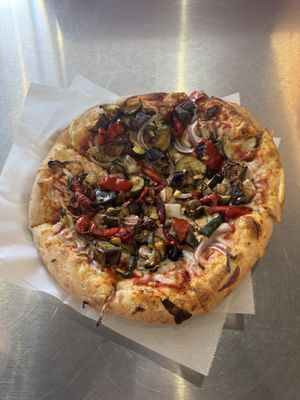 Grilled veggie pizza  at Papa Pizza Pie in Glendora