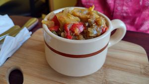 Ratatouille stew stuffed full of veggies and goodness at Healthyums in Zion