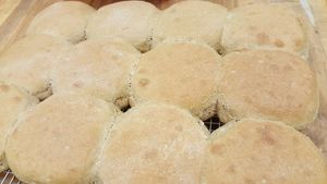 Whole Grain Bread - Made fresh daily! Made with only 5 simple ingredients (freshly-milled whole grain flour, water, safflower oil, yeast, and sea salt)! at Healthyums in Zion