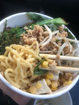 Vegan ramen at HiroNori Craft Ramen in Santa Clara