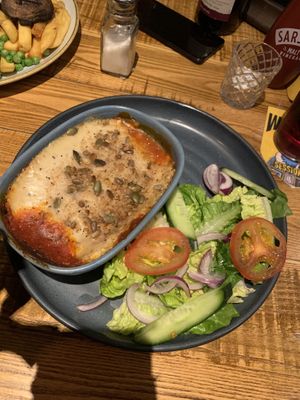 Rainbow lasagne   at The Turner's Mill in Redcar