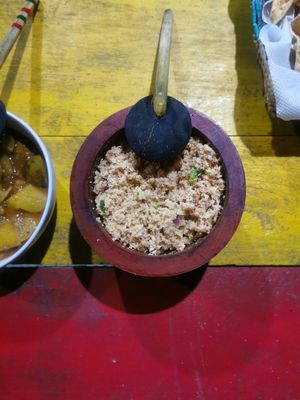 Coconut Sambal 🥥 at Cosmic Power Woody Cottage in Nidangala