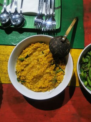 Dal at Cosmic Power Woody Cottage in Nidangala