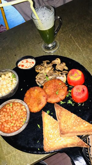 English Breakfast  at Step Out Cafe in Jaipur