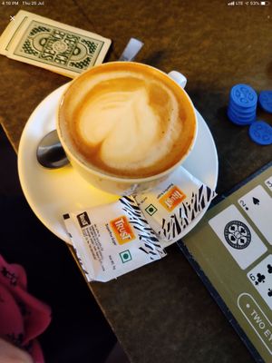 Soy milk coffee  at Step Out Cafe in Jaipur