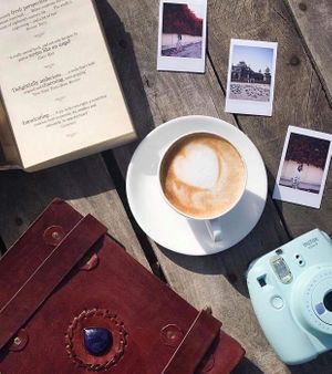 Soy cappuccino  at Step Out Cafe in Jaipur