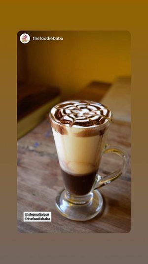 Soy hot chocolate  at Step Out Cafe in Jaipur