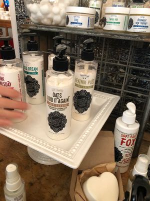 Try out some lotion! at The Fanciful Fox in Brooklyn