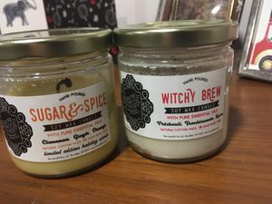 7.75 oz candles  at The Fanciful Fox in Brooklyn