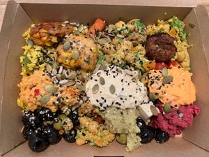 Take away Buddha bowl at Va Va Vegan in Amersham