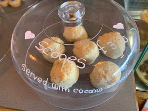 Scones at Va Va Vegan in Amersham