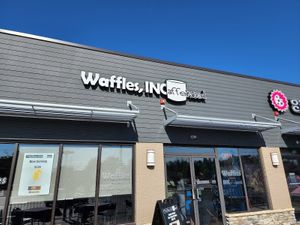 Store front   at Waffles INCaffeinated in Wexford