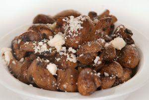 Roasted Mushrooms at Waffles INCaffeinated in Wexford