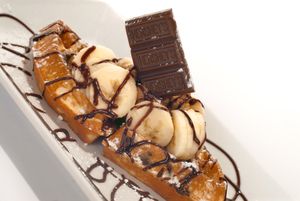 Funky Monkey at Waffles INCaffeinated - Fifth Ave in Pittsburgh