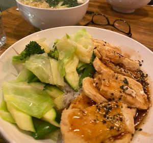 tofu teriyaki  at Roots in Princeton