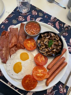 Vegan English breakfast  at Vegotel in Blije
