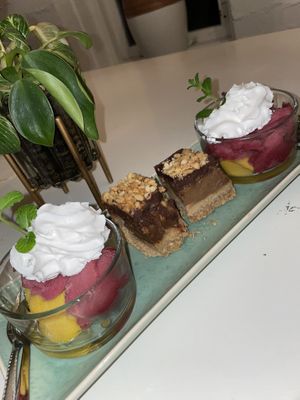 Vegan icecream and cakes  at Vegotel in Blije