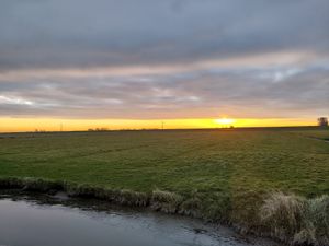 Sunrise at the end of the world at Vegotel in Blije