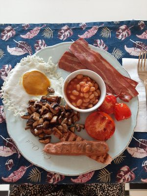 Vegan English Breakfast at Vegotel in Blije