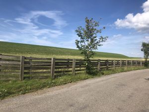 In front of the hotel at Vegotel in Blije