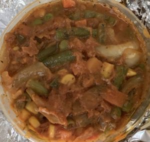 Vegetable jahlfrezi  at Taste of India in Bloomington