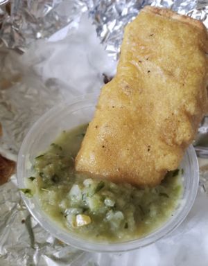 Dosa + mint chutney  at Taste of India in Bloomington