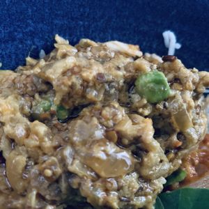 Baingain Bharta  at Taste of India in Bloomington