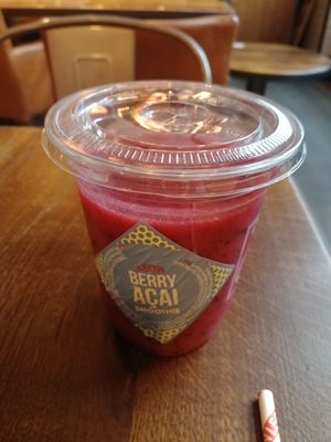 Berry Acai Smoothie at LEON in North London