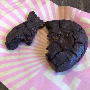 Chocolate cookie at LEON in North London