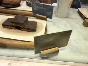 Vegan cakes  at LEON in North London