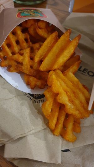 Fries at LEON in North London