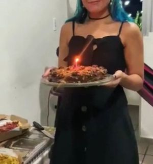 A torta no meu aniversário. 🎉🎉 at Ogrão in Joao Pessoa