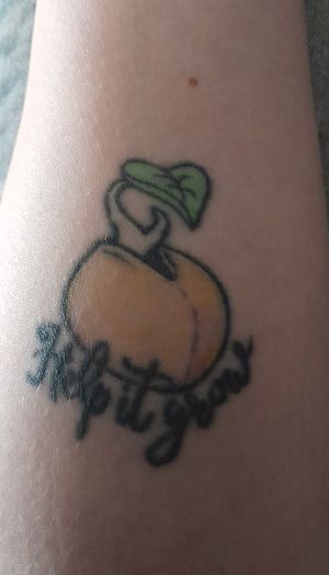 Older tattoo at Inky Swallows in Hove