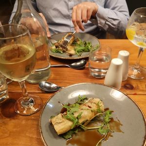 Vegan 5 course set menu at The Fat Boar in Mold