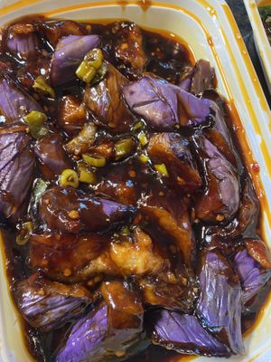 Eggplant with garlic sauce at Best Taste in Bloomington