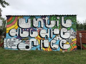 Until all are free. at Friend Farm Animal Sanctuary in Tonbridge