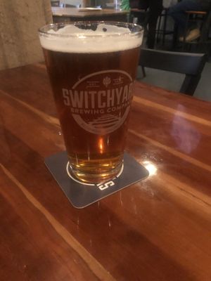 Lavender blonde at Switchyard Brewing Company in Bloomington