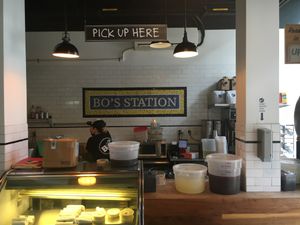 Counter at Bo's Bagels in New York City