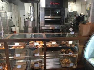 Bagels (around 3pm) at Bo's Bagels in New York City