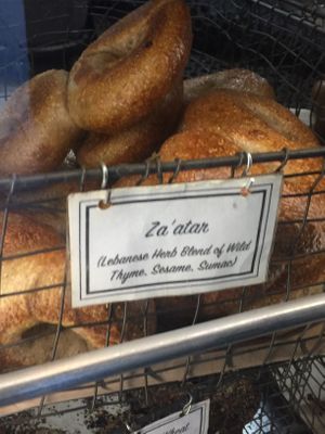 Bagel at Bo's Bagels in New York City