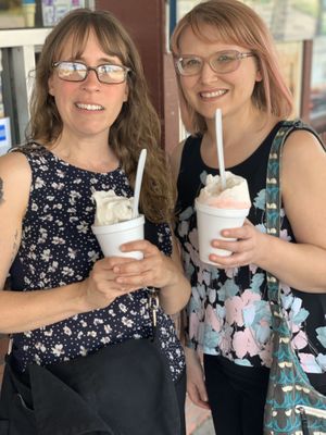 One vegan flavor each week, with lots of topping options. Something for everyone!! at Jiffy Treet in Bloomington