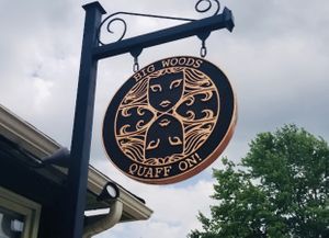 Sign on Kirkwood at Big Woods in Bloomington