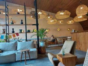  at Radiantly Alive Yoga Cafe in Ubud