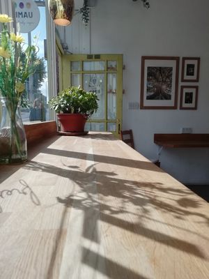 Window seating at Limau in South West London