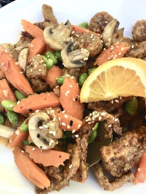 Vegan Menu Item with Seitan  at Rice in Eagle