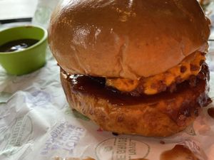 Came back for the future burger. Great!  at Novos Veganos - Pinheiros in Sao Paulo