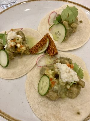 Tacos   at Bistro Tendresse in Montreal